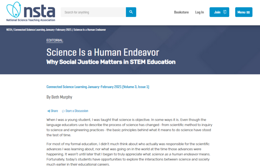 Science is a human endeavor