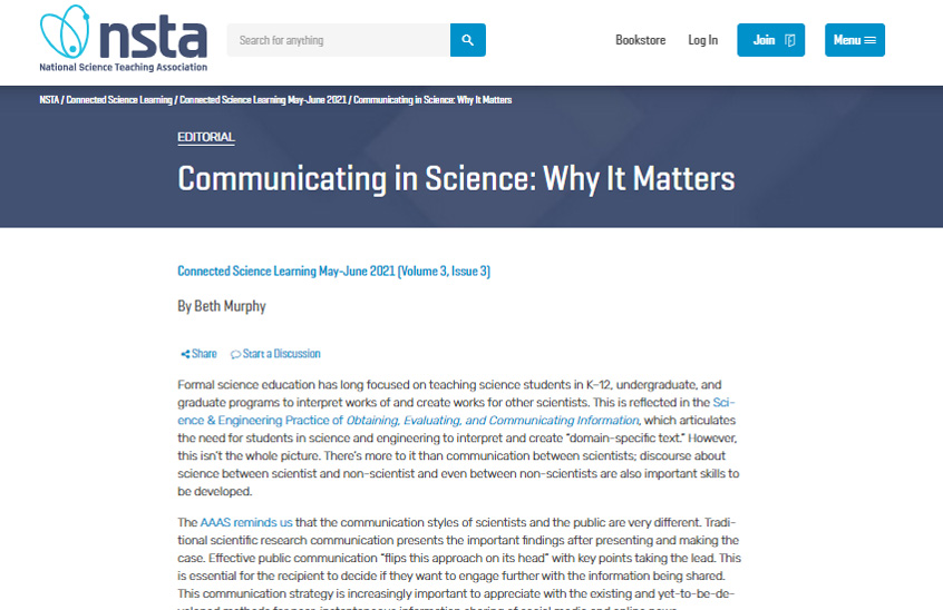 Communicating-in-Science