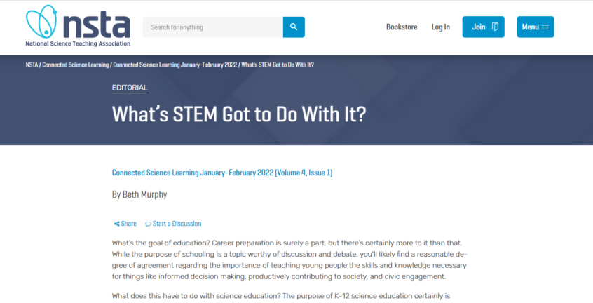 What’s STEM Got to Do With It?