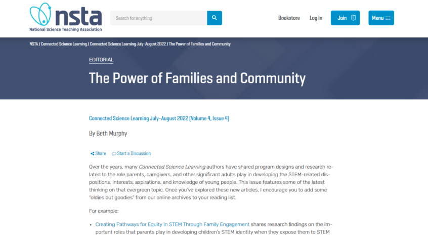 The power of families and community